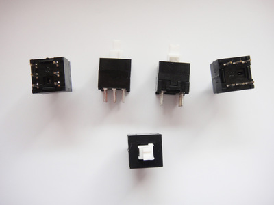 PB-22E06 8.5*8.5自锁白色高头按键开关 厂家直销，品质保证